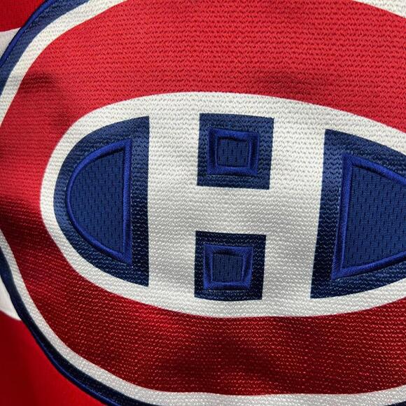 Montreal Canadiens Fanatics Breakaway Jersey Men’s L 2025 Blank Home NHL Red - Picture 8 of 8